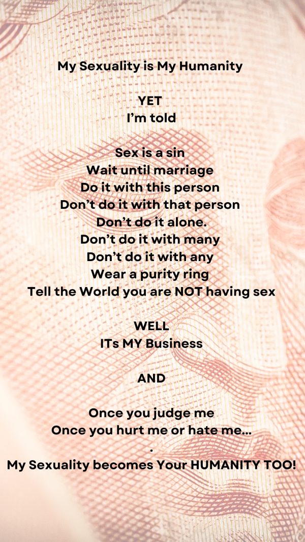 My Sexuality is My Humanity and Your Humanity Too cover